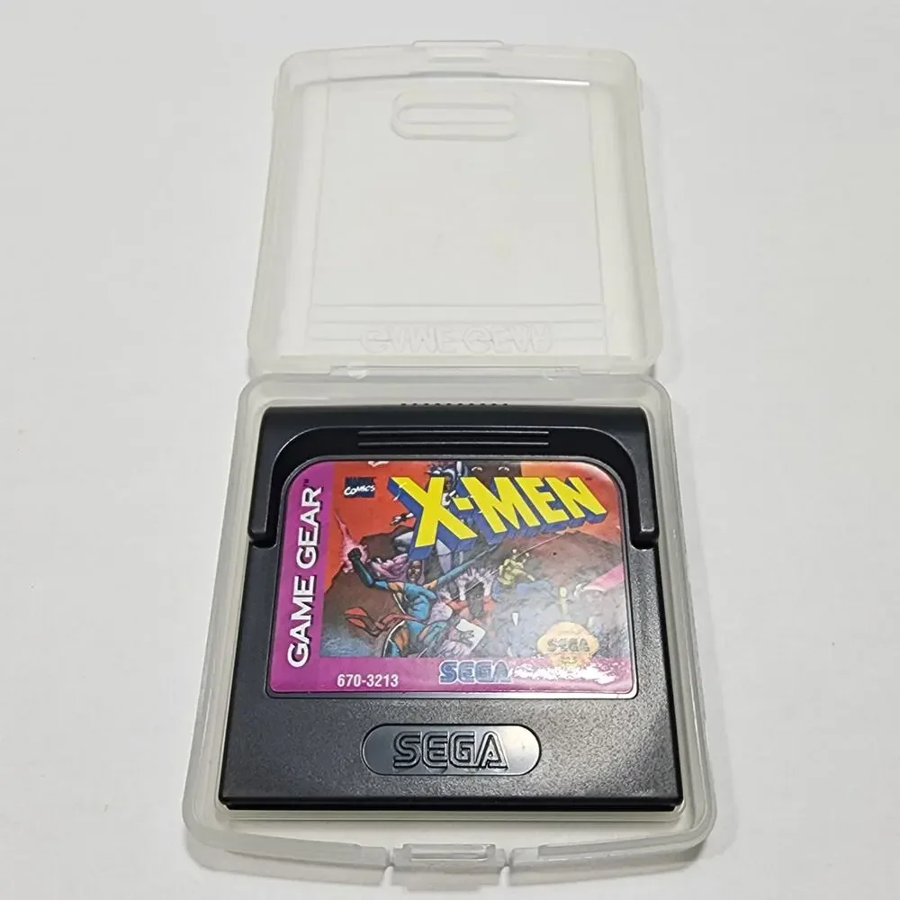 X-Men Video Game 1994 Sega Game Gear with Manual in Storage Case Untested